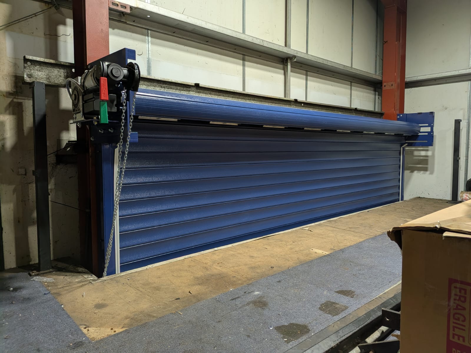 Industrial roller shutter