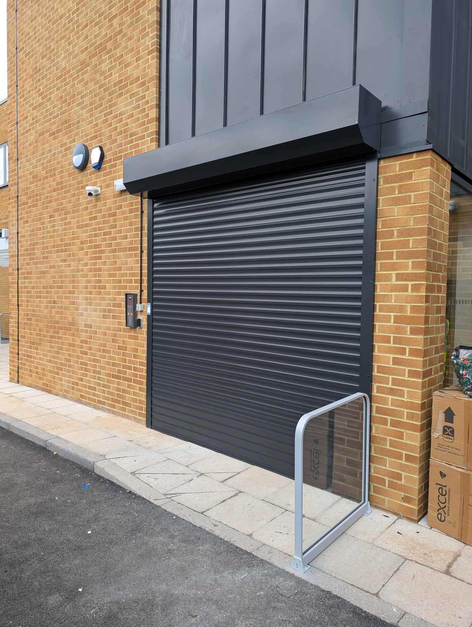 High speed door installation