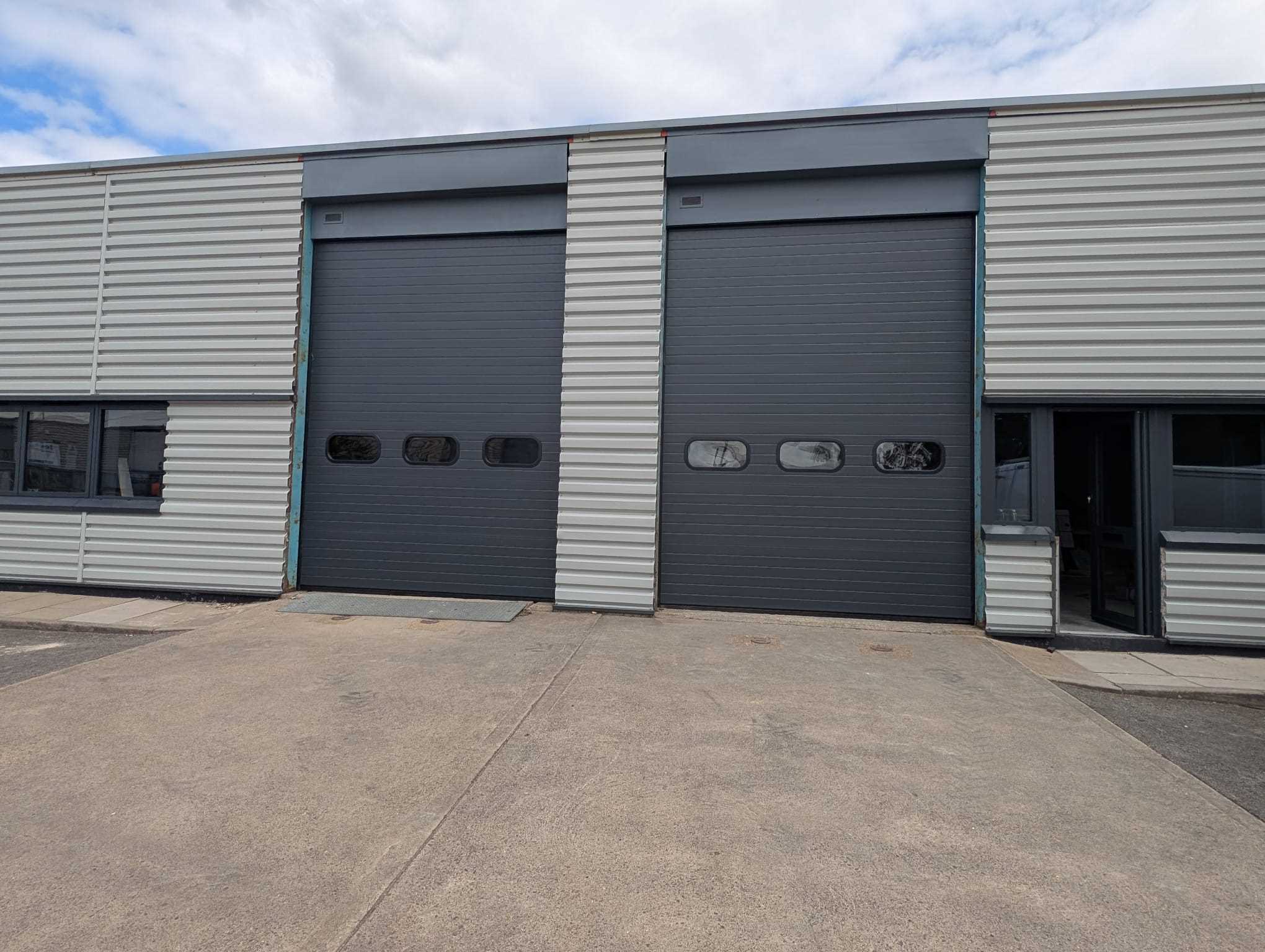 Security shutter installation