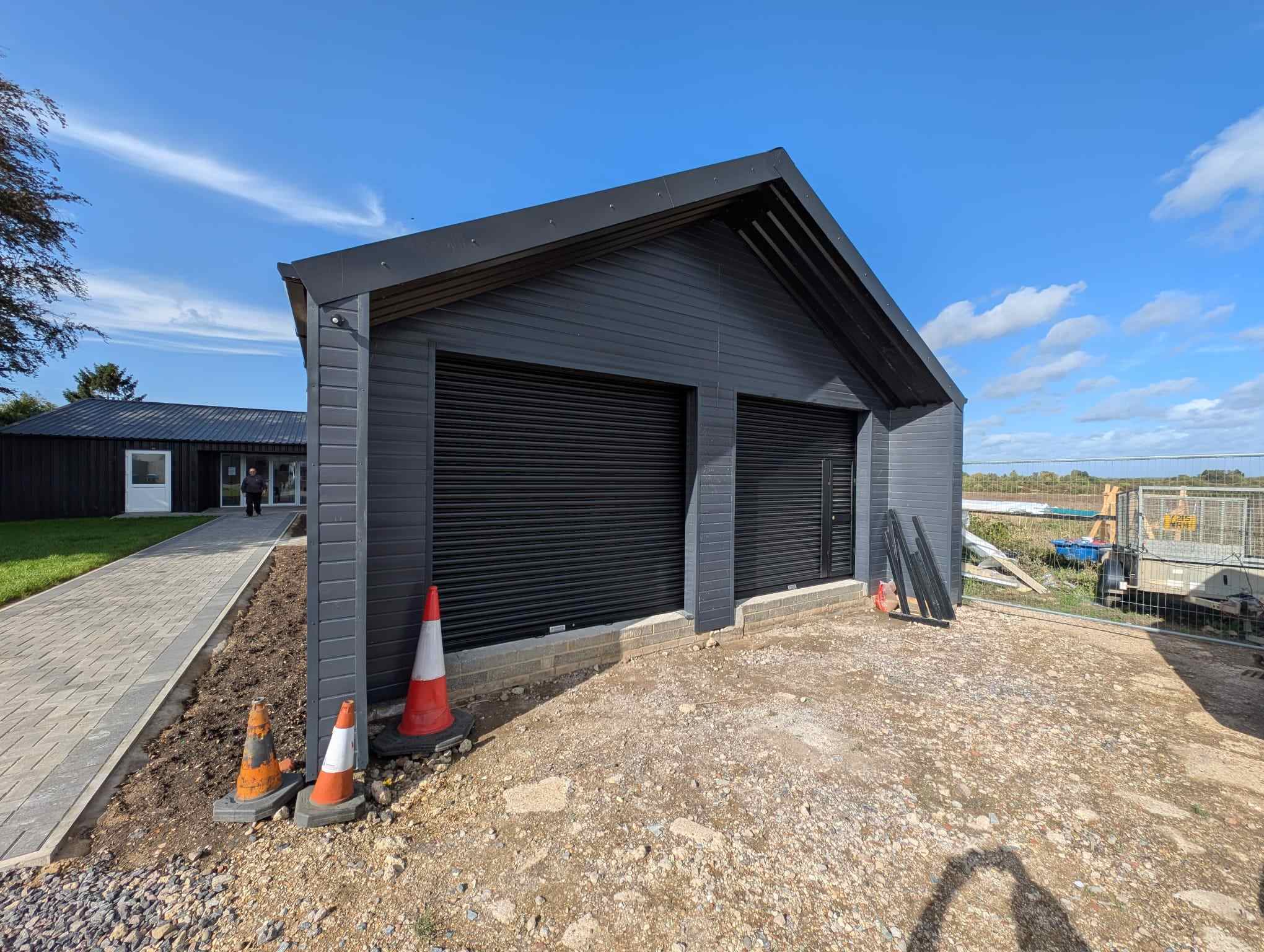 Industrial door installation